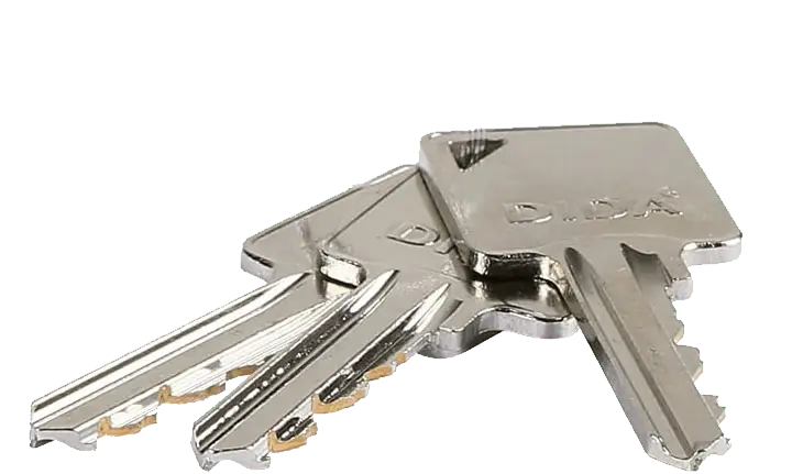 set of three keys